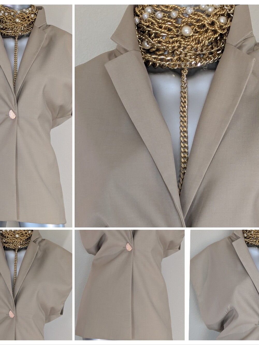 URBAN REVIVO Sleeveless Tailored Structured Blazer Vest - Picture 6 of 12